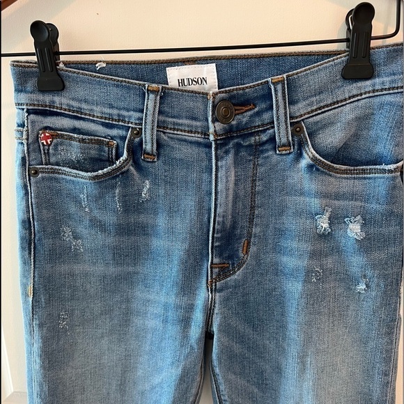 HUDSON Blair High-Rise Super Skinny Fit Jeans - Picture 2 of 13